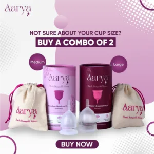 Menstrual Cup - Medium & Large (Pack of 2)